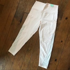 Aerie Light Pink High Waisted Leggings W/pockets